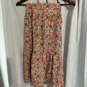 Floral Midi Skirt